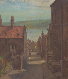 George Hamilton Constantine (1878-1967) - Signed Oil, Coastal Street Scene