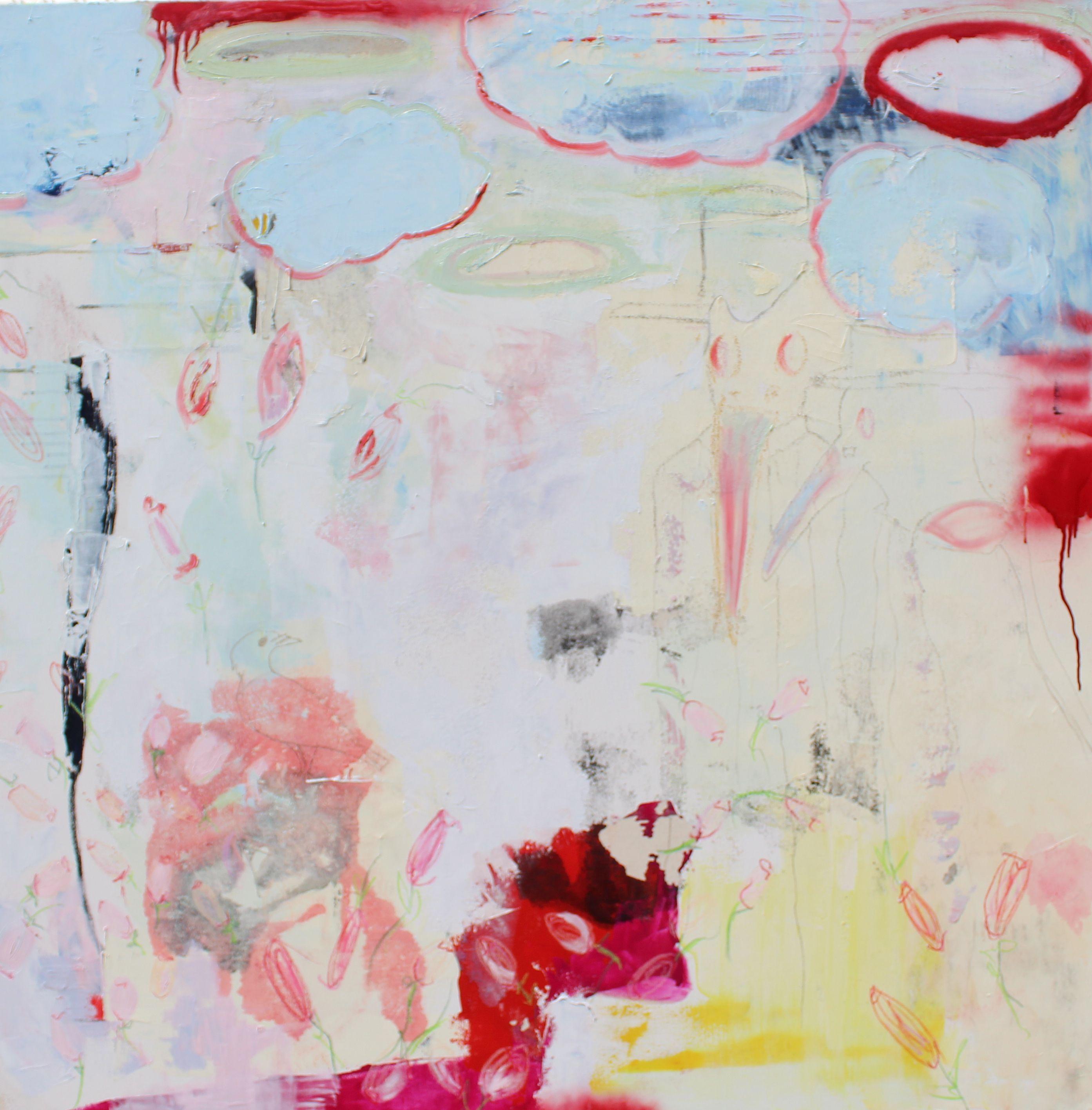 Abstract Painting di Sarah  Lapp - Bello. Sicuro, Pittura, Olio su tela