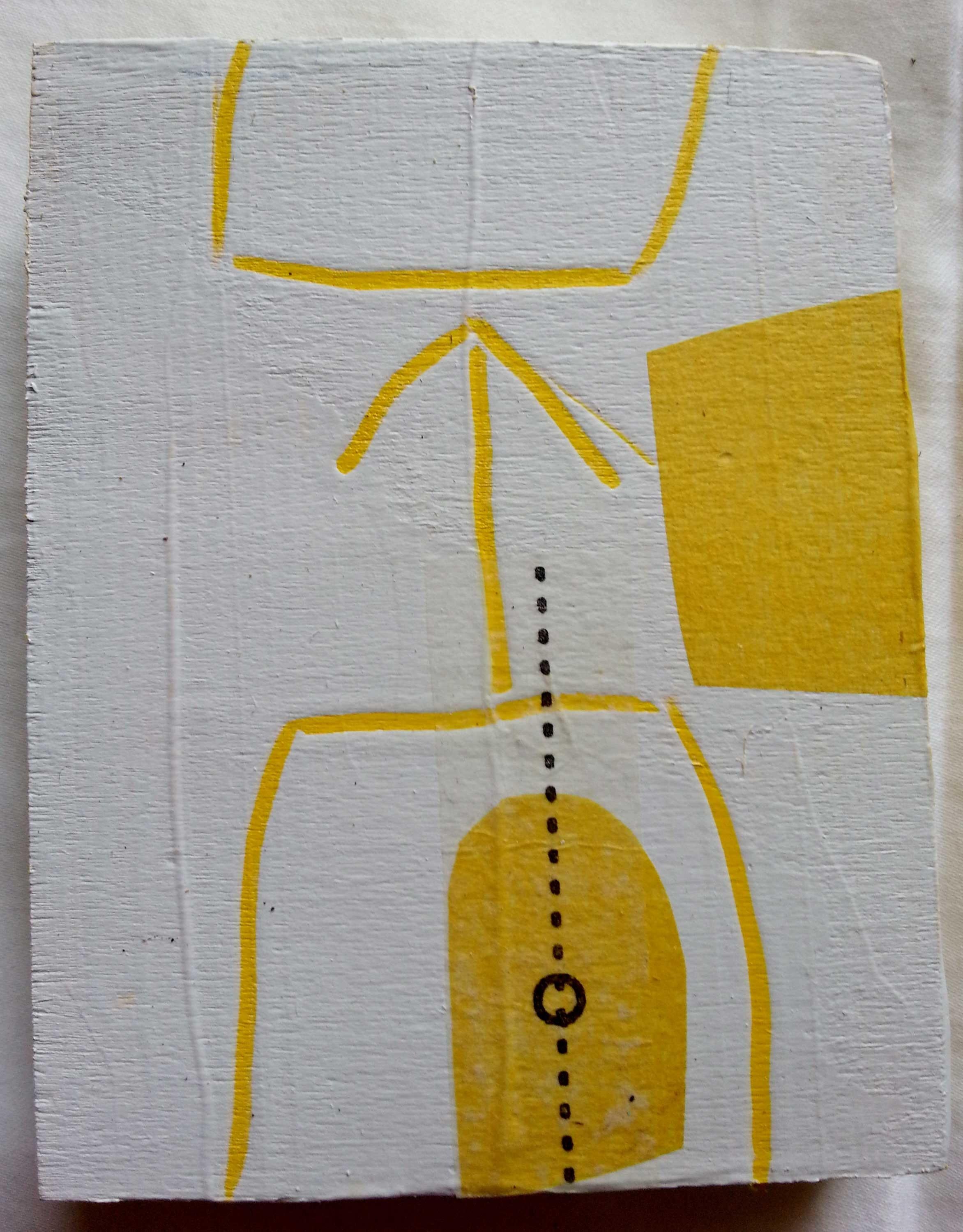 Pequeñas series, Pintura, Acrílico sobre panel de madera - Painting Abstracto de Rojia Dadashzadeh