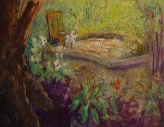 Garden Retreat, Painting, Oil on Canvas
