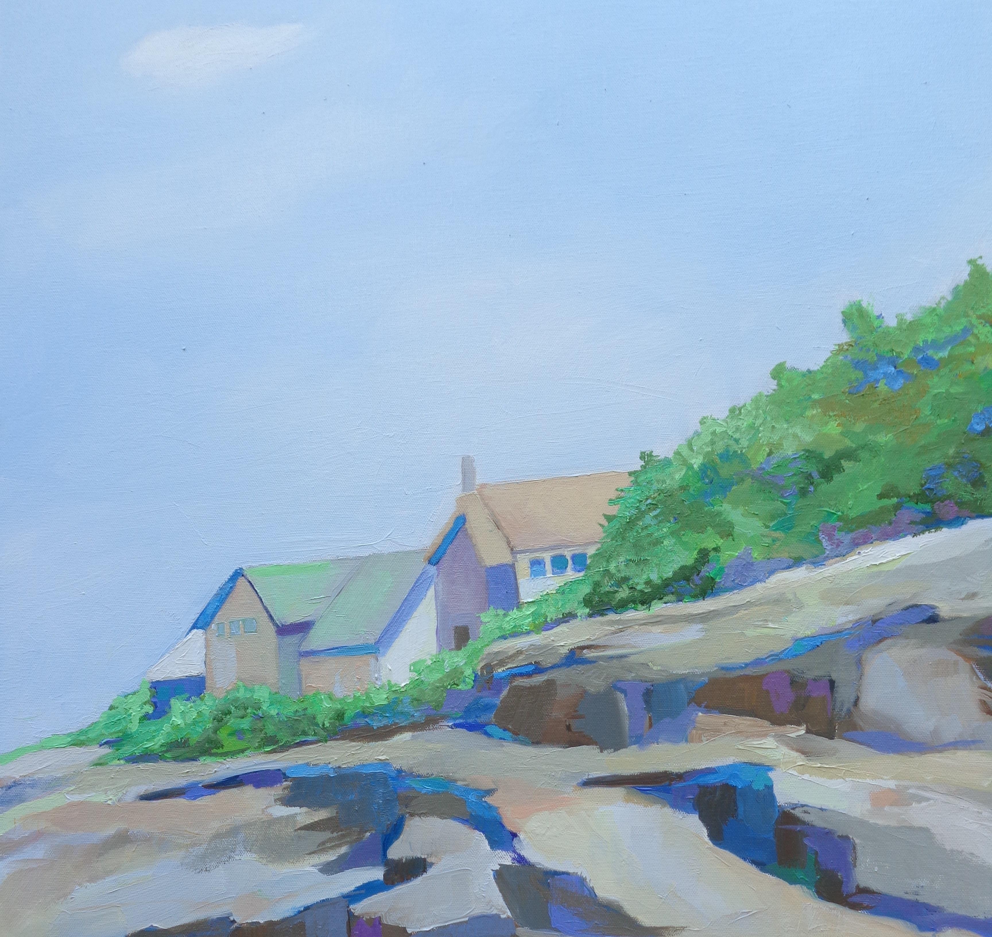 Ritorno a casa, Pittura, Olio su tela - Painting di Gayle Fitzpatrick