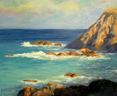Crashing Waves, Painting, Oil on Canvas