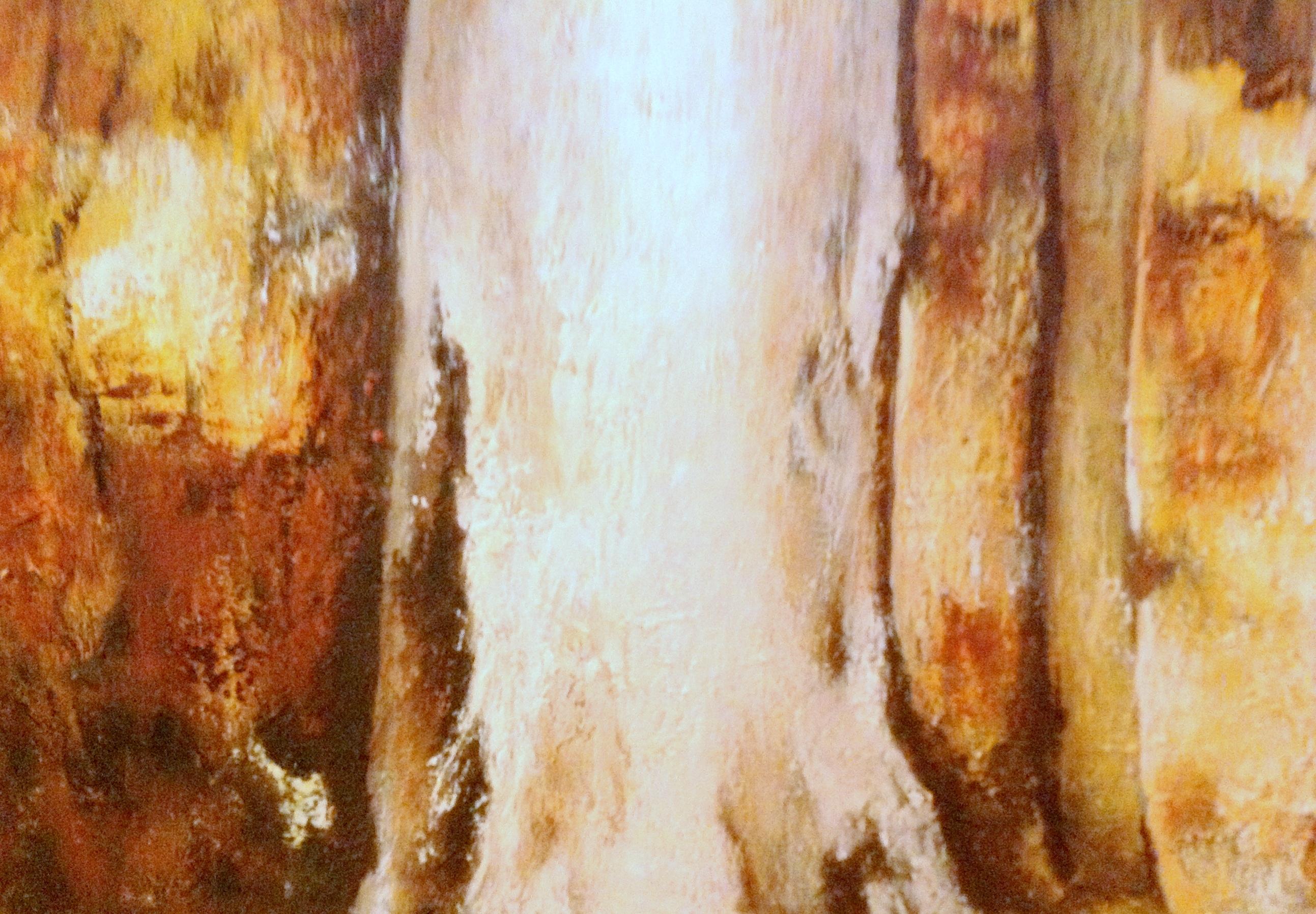 Foresta, Pittura, Olio su tela - Painting Impressionismo di Laverne Chisan