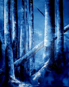 Winter Trees, Painting, Oil on Canvas