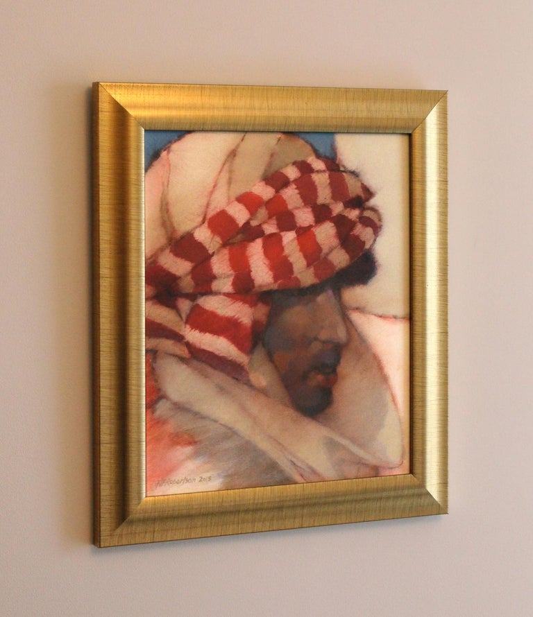 Nicholas Robertson Jaipur Box wallah, Painting, Acrylic on Canvas For