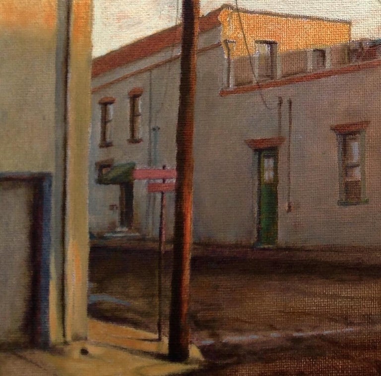 Steve Knotts Vulcan Street, Painting, Oil on Canvas For Sale at 1stDibs