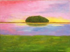 Cockenoe Island, Gemälde, Öl auf Leinwand