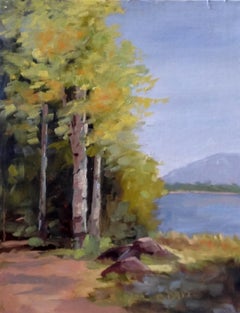 Morning on the Flathead, Painting, Oil on MDF Panel