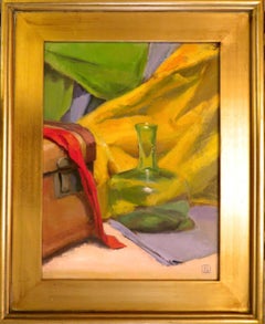 BOTTIGLIA VERDE, Pittura, Olio su tela