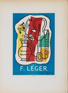Fernand Leger-Galerie Louis Carre-12.5" x 9.25"-Lithograph-1959-Modernism