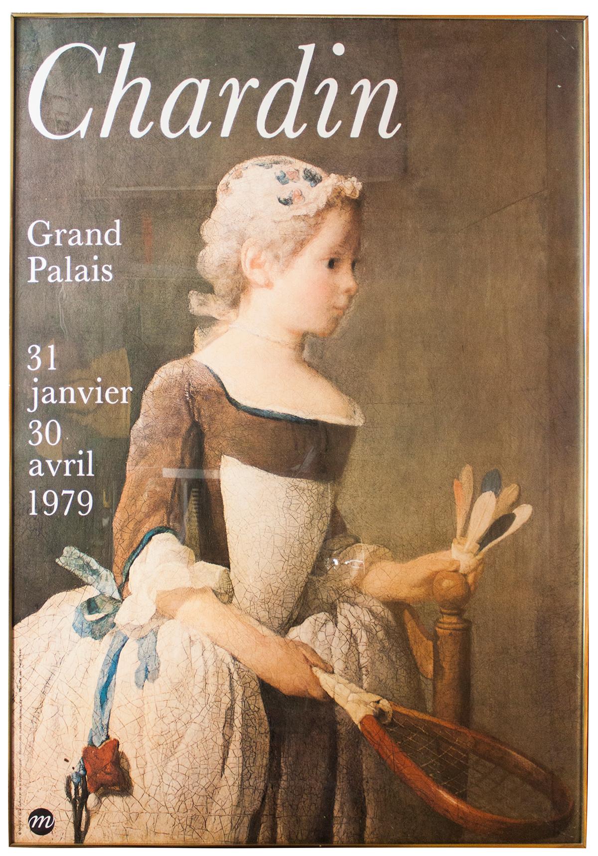 La dernière grande manifestation consacrée à Chardin a eu lieu en 1979 au Grand Palais à Paris de "La fille à la raquette et au volant". Prix spéciaux pour la livraison. 
