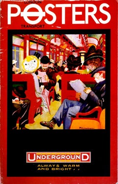 London Transport Posters (with original letter)-12" x 8"-Book-1976-Red