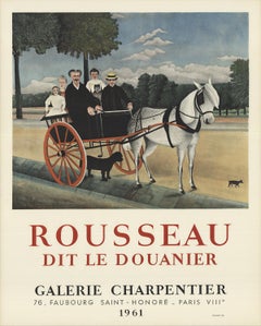 Henri Rousseau-Dit Le Douanier-25.5" x 21"-Lithograph-1961-Modernism-Multicolor