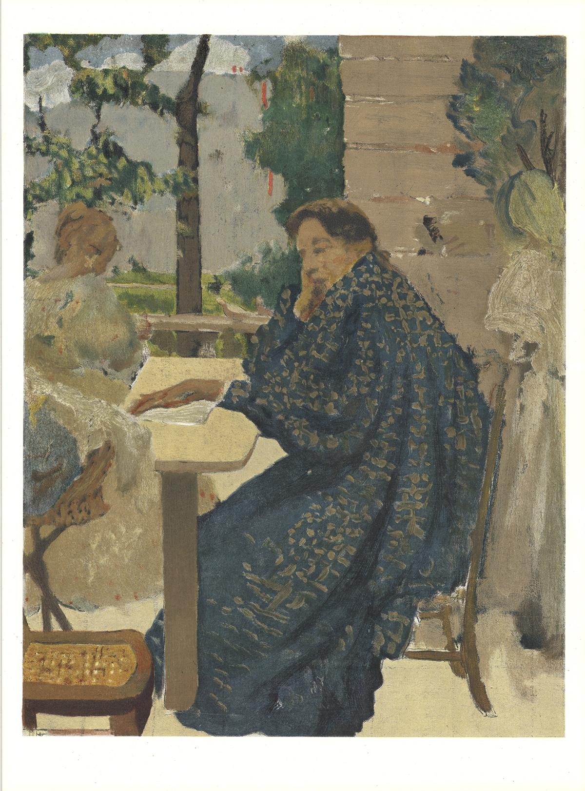 K.X. Roussel-Woman in Flecked Robe-