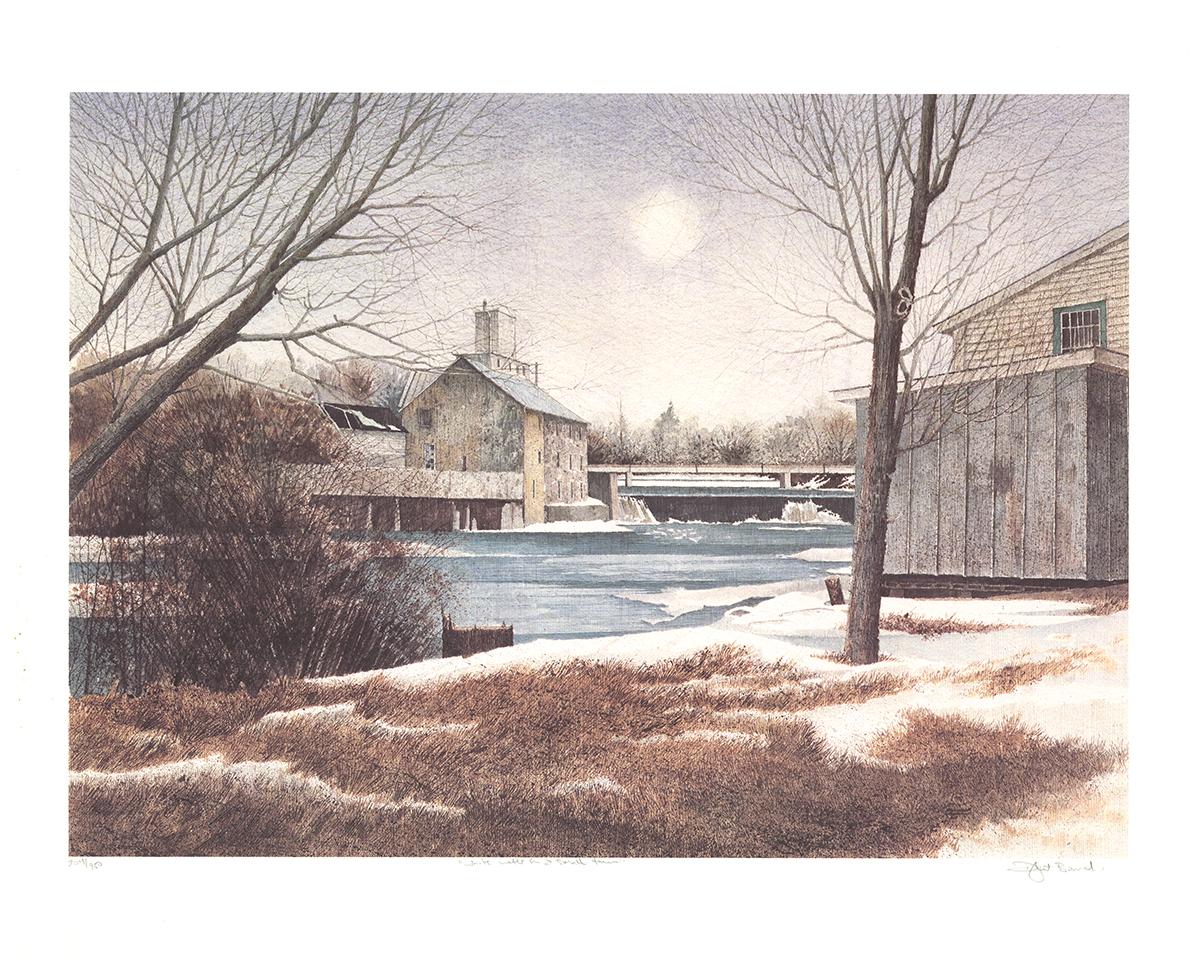 Dwight Baird-The Mill in Winter, Canada