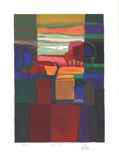 Ton Schulten-Autumn I-29.75" x 22"-Serigraph-1998-Contemporary-Multicolor