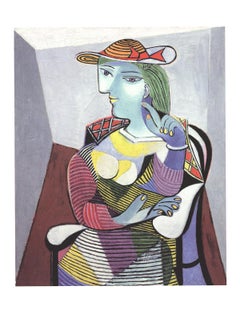 Pablo Picasso-Portrait of Marie Therese-31.5" x 23.5"-Poster-2017-Multicolor