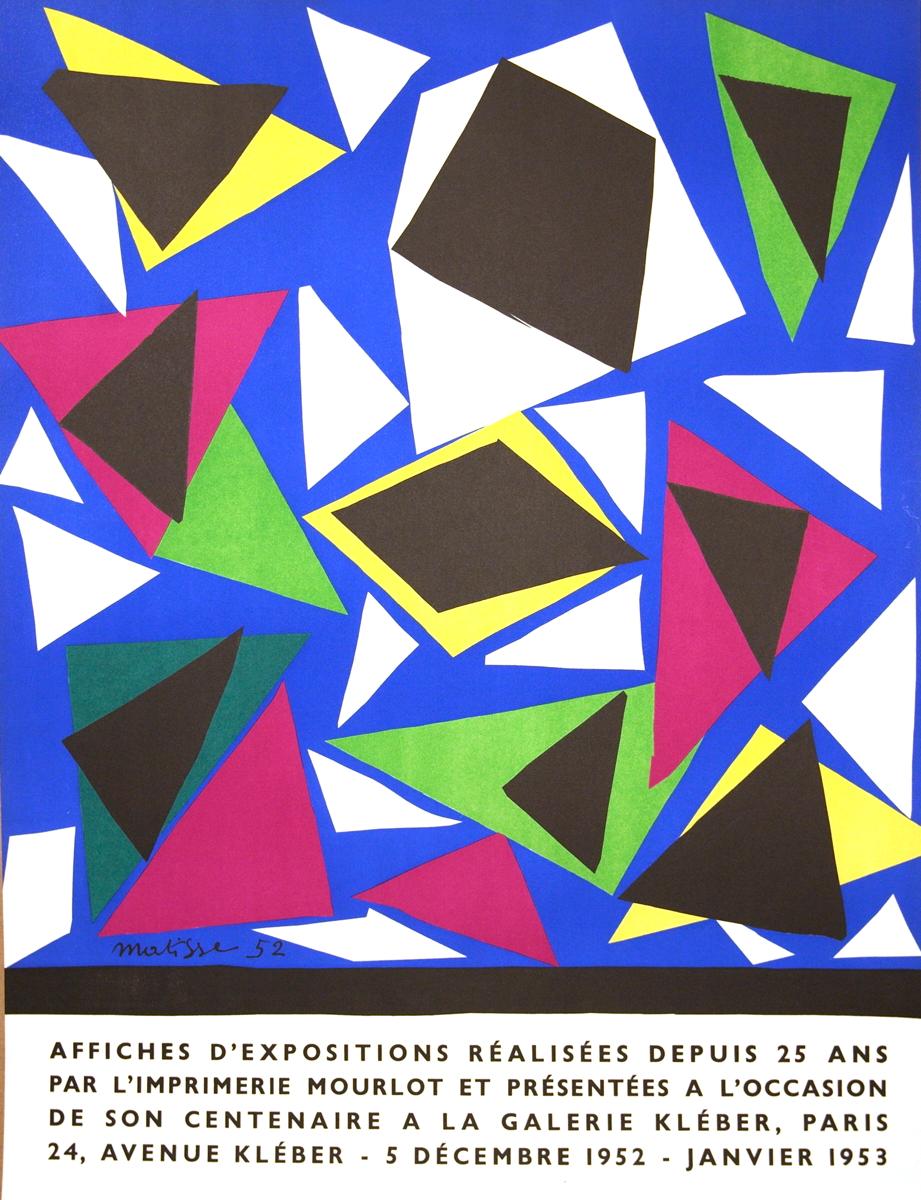 After Henri Matisse-Affiches d'exposition-25.5" x 19.5"-Lithograph-1952 - Print by Casper Emerson