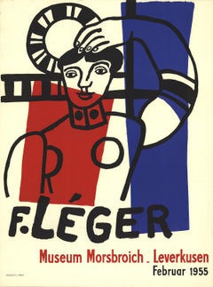 After Fernand Leger-Museum Morsbroich-29.75" x 22.25"-Lithograph-1955