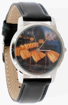 Javacheff Christo-The Gates-.25" x 1.25"-2005-Contemporary-Black & White