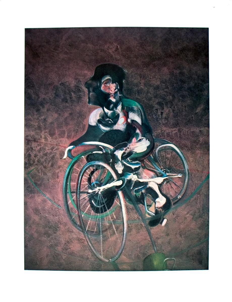 Francis Bacon-Georges a Bicyclette-35.5" x 25.5"-Poster-1995 - Print by After Francis Bacon
