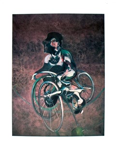 Vintage Francis Bacon-Georges a Bicyclette-35.5" x 25.5"-Poster-1995