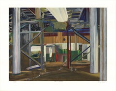 Larry Dinkin-Interior Landscape-36" x 46"-Serigraph-1999-Contemporary-Multicolor
