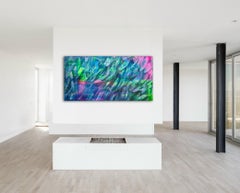 Brese d'été, peinture, acrylique sur panneau de bois