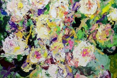 Garden in the Wind, Painting, Acrylic on Canvas