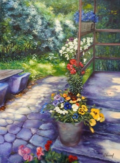 Nature's fragrance, Painting, Oil on Canvas