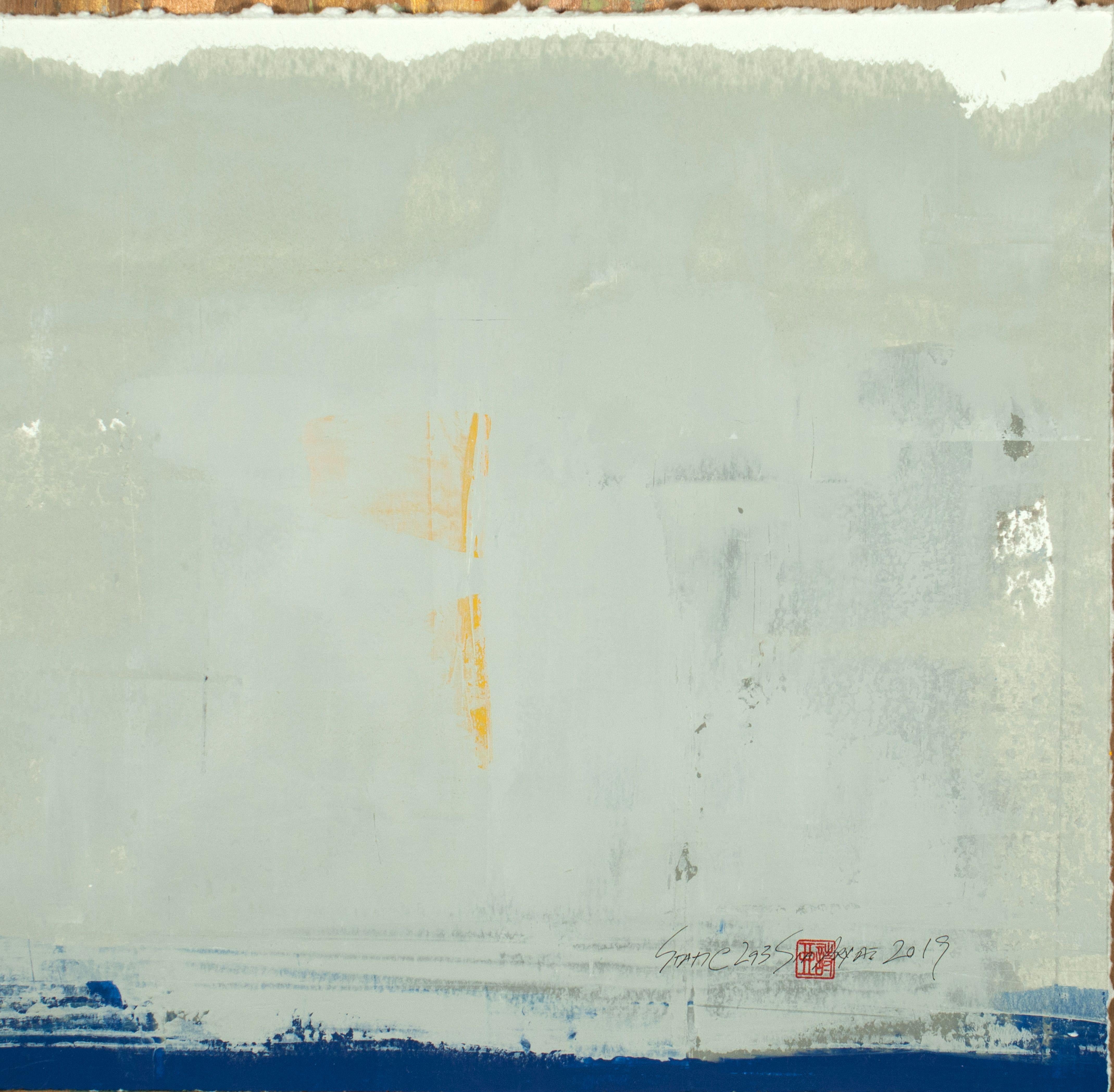 Sia Aryai Abstract Painting - Static 293  Deep Sea harmony, Painting, Acrylic on Paper