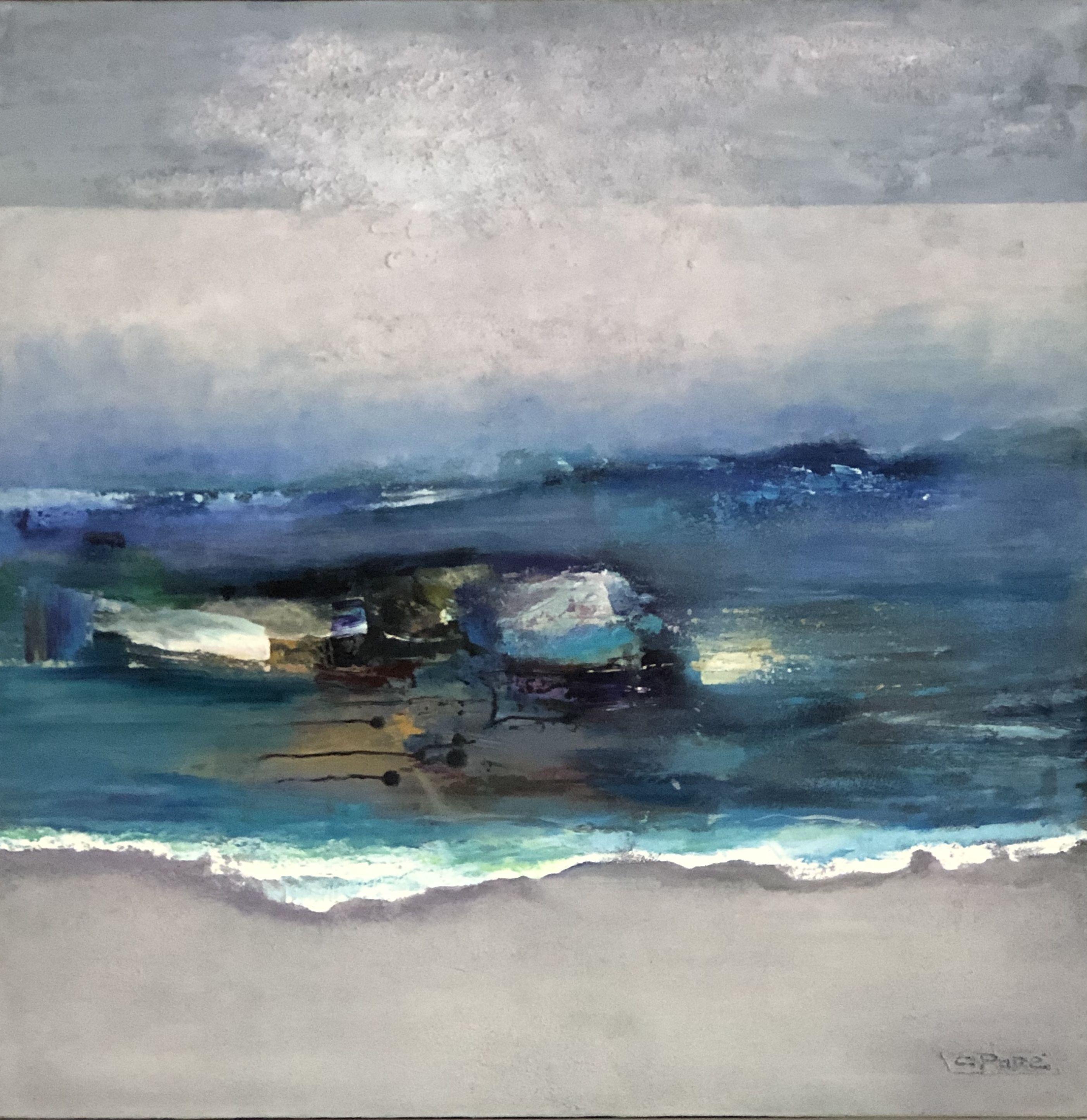 Abstract Painting di Christiane Pape - Splash, Pittura, Acrilico su tela