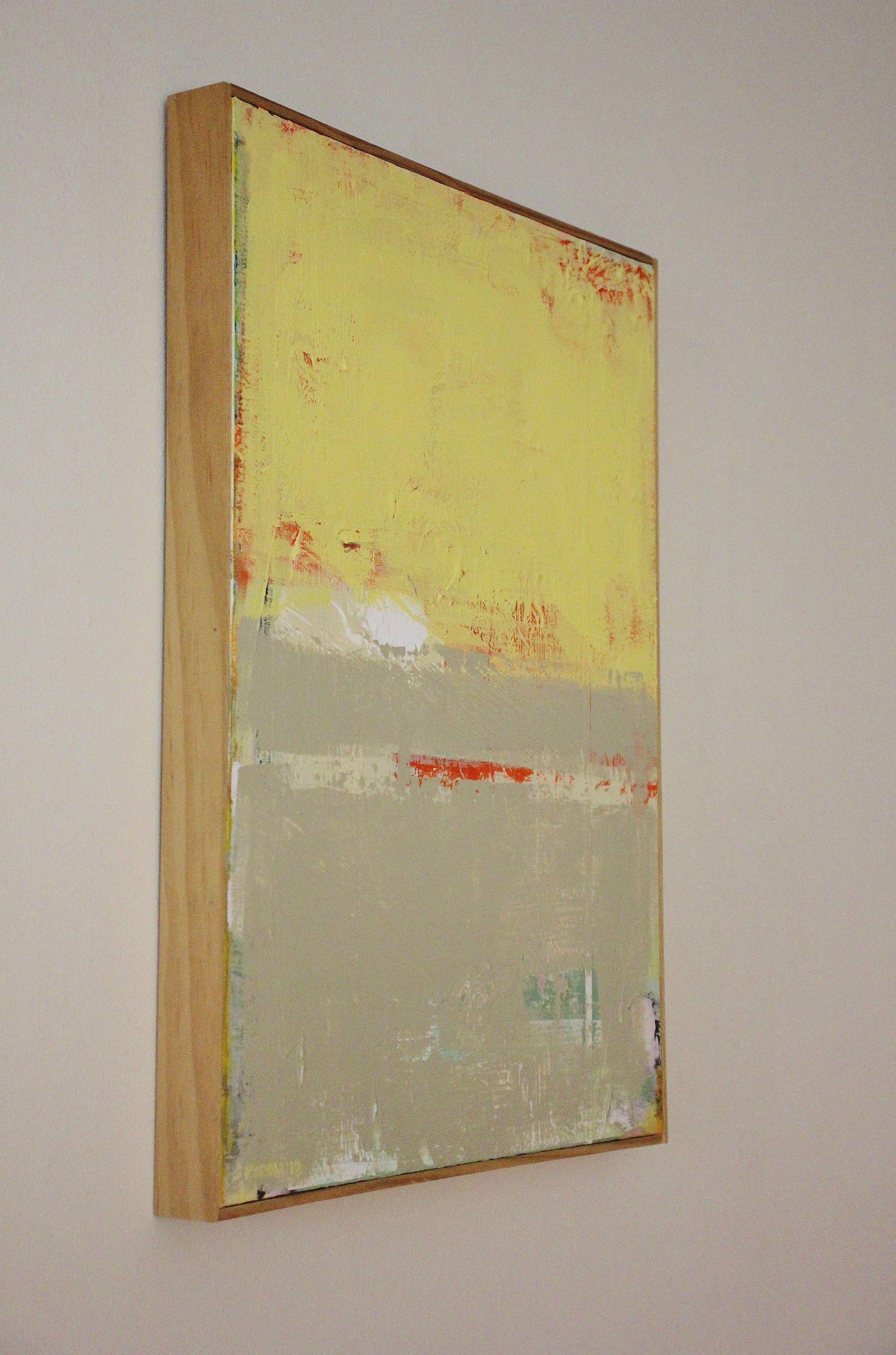 PORTICOLO GIALLO, Pittura, Acrilico su tela - Painting di Joseph Korom