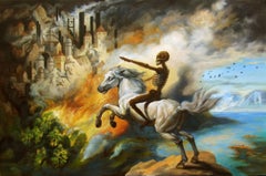 Forward to Death, Painting, Oil on Canvas