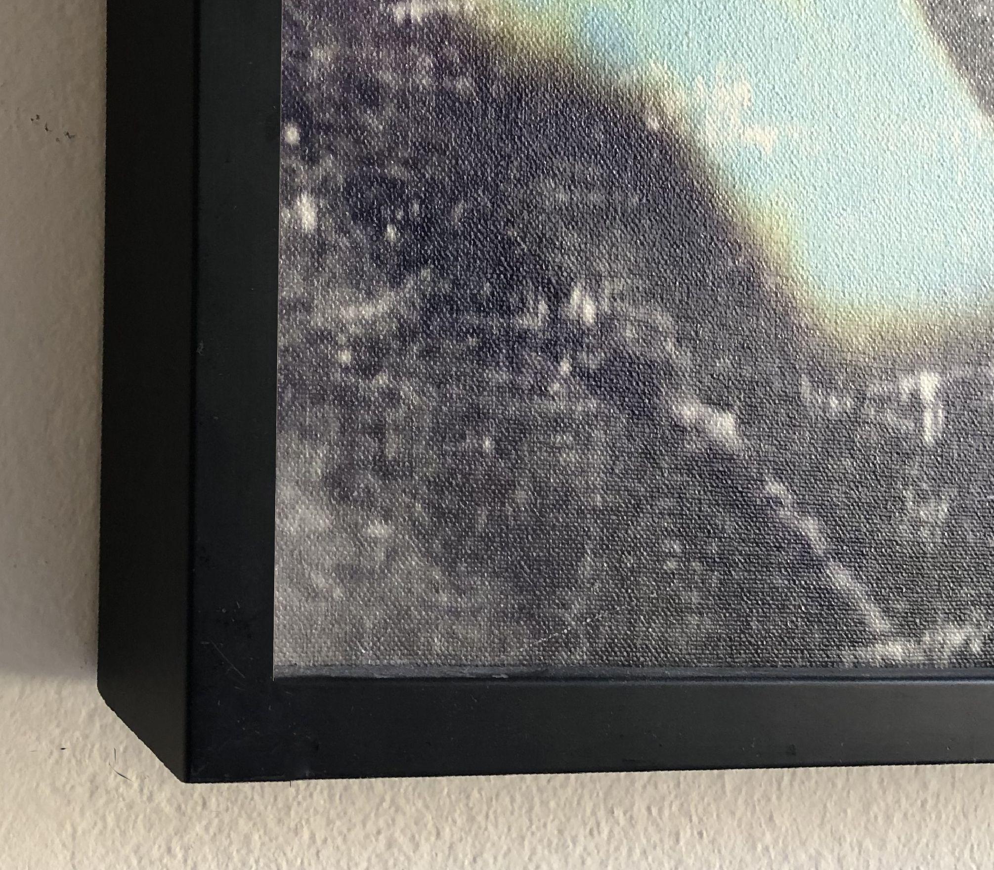 La modelo femenina se pintó con aerógrafo cromado para la serie  Esta es una impresión enmarcada hecha a mano y una expresión artística    su carácter único y el encanto que se desea   en obras de arte únicas hechas a mano. Tintas de archivo de alta
