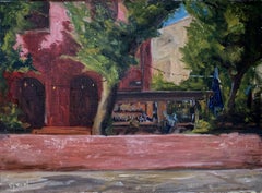 The Bar At Paradise, Gemälde, Öl auf Leinwand