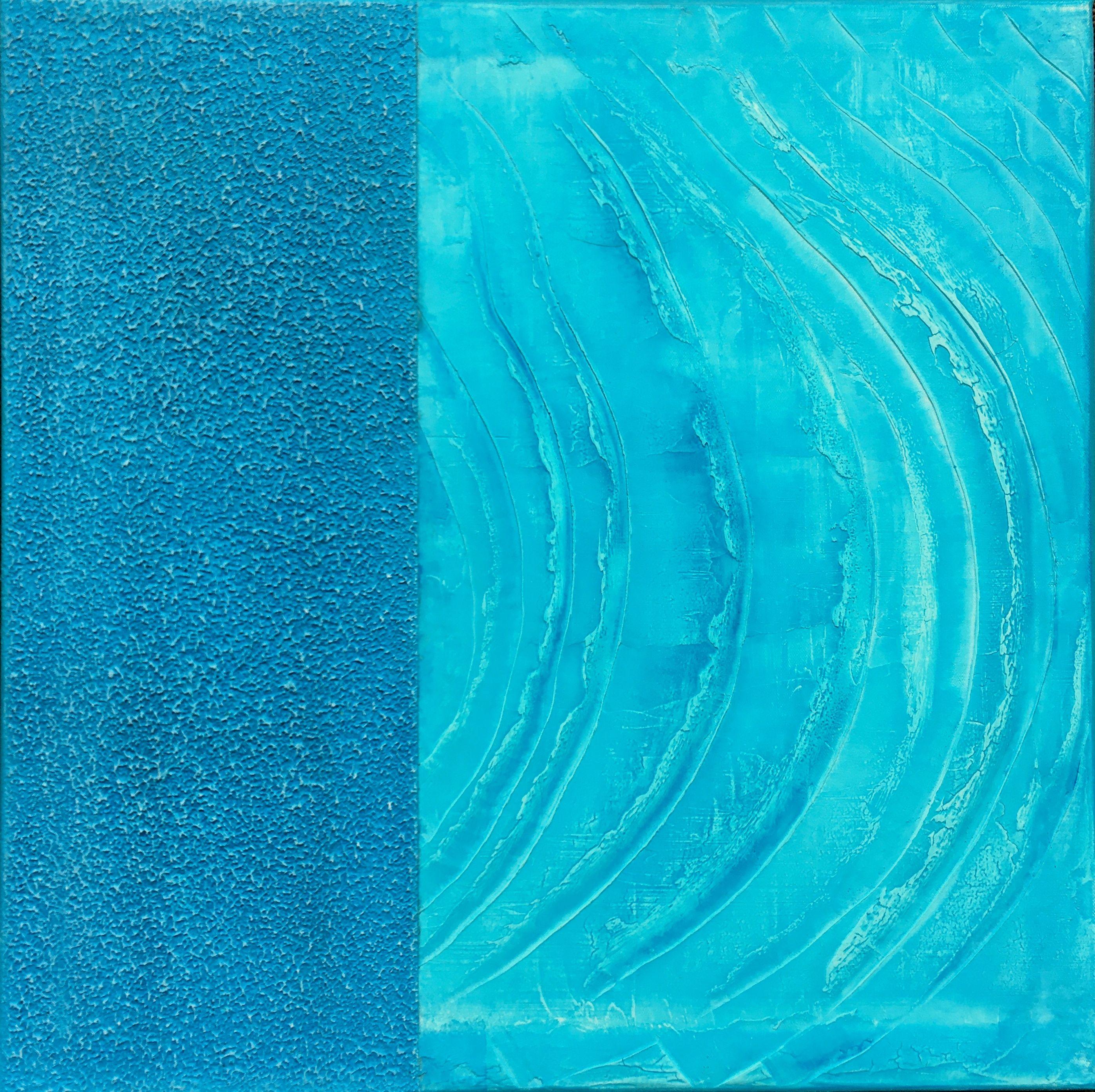 Abstract Painting de Vern Rollin - Vibraciones afines, Pintura, Acrílico sobre lienzo