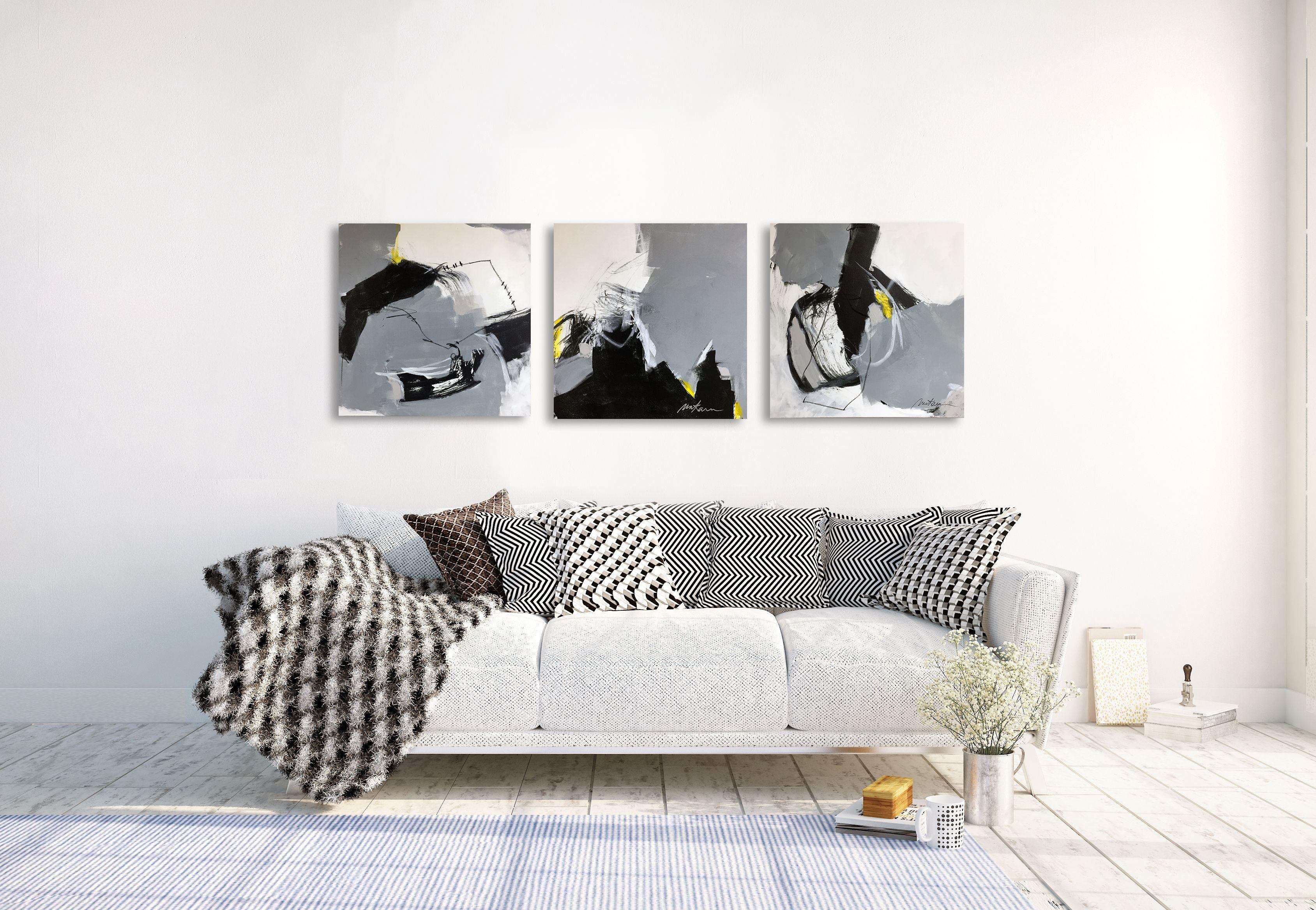 Lost in Wonder, Pittura, Acrilico su tela - Painting di Manny Martins Karman