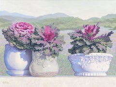 Ornamental Cabbages, Painting, Oil on Canvas