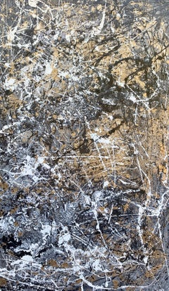 Golden King # 2, Mixed Media on Canvas