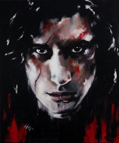 Kylo Ren (CHARACTER SERIES), peinture, acrylique sur toile