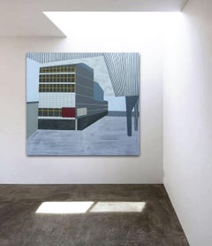 National Ave, Painting, Acrylic on Canvas