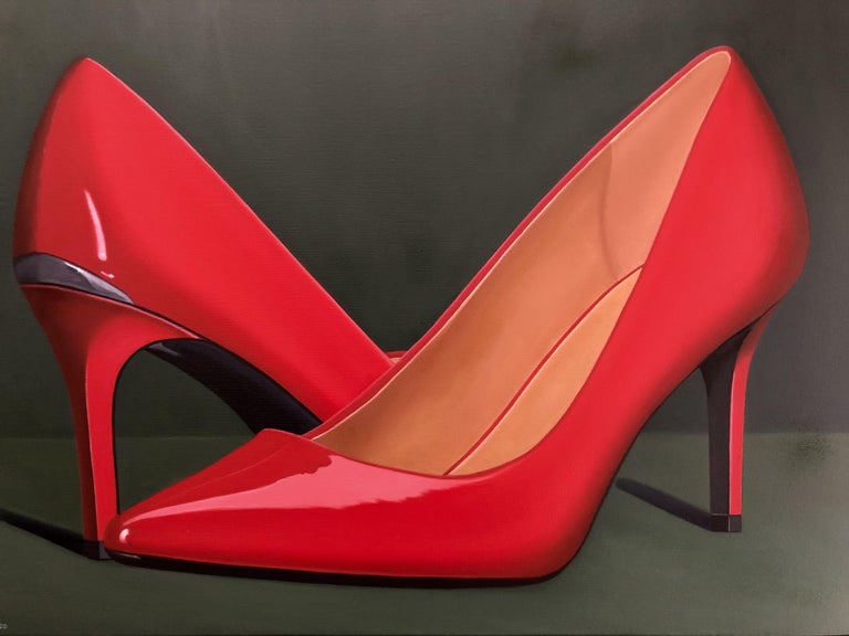 David Sipko Arte del zapato, Pintura, Óleo sobre lienzo en venta