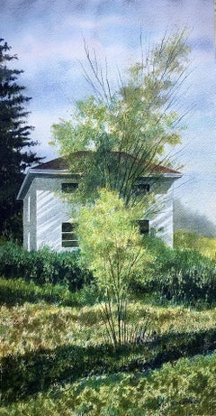Mid Summer Hideaway, Painting, Watercolor on Watercolor Paper