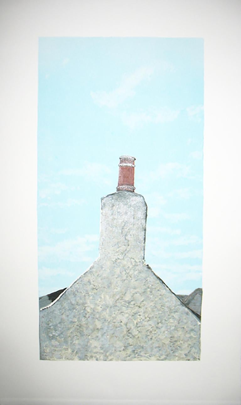 Agnes Murray Landscape Art - Roanheads Chimney #3 (Scotland), historic architecture