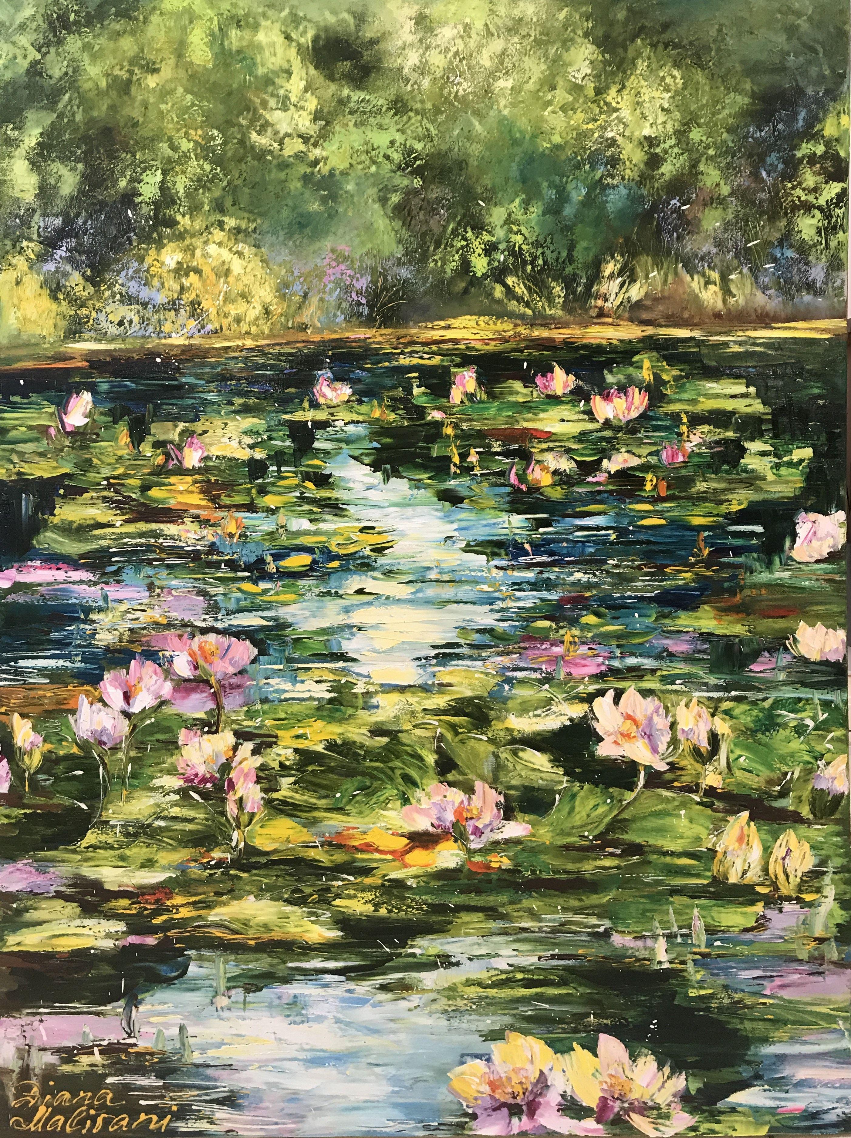 water lilies artwork