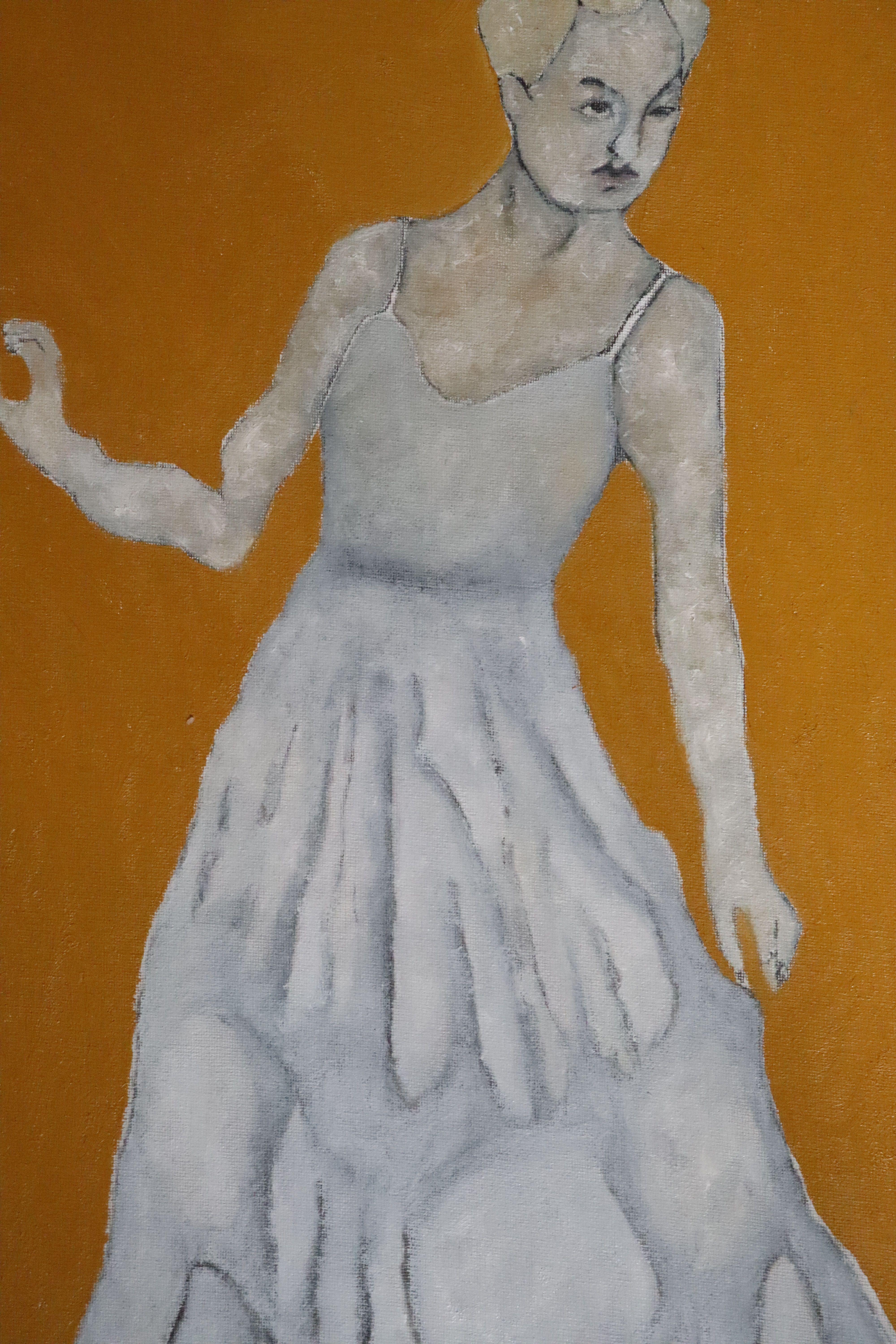 long dress, Painting, Oil on Canvas 1