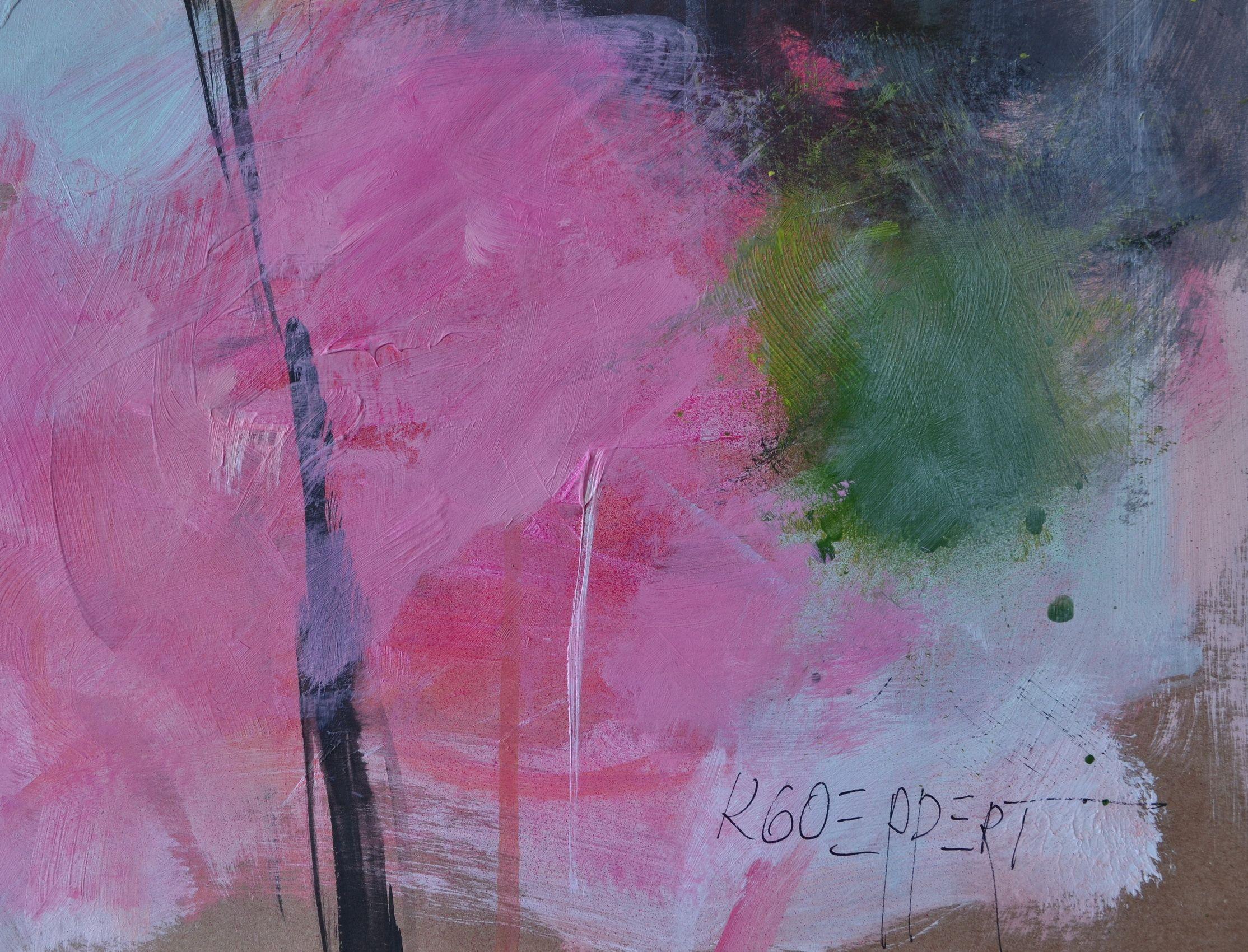 Mary's Cave è una pittura acrilica audace e colorata in stile street art e urbano.   Ricorda l'arte nella metropolitana e i graffiti.    I colori principali sono rosa, giallo verde, nero e bianco con un tocco di verde.    Ho dipinto su carta da