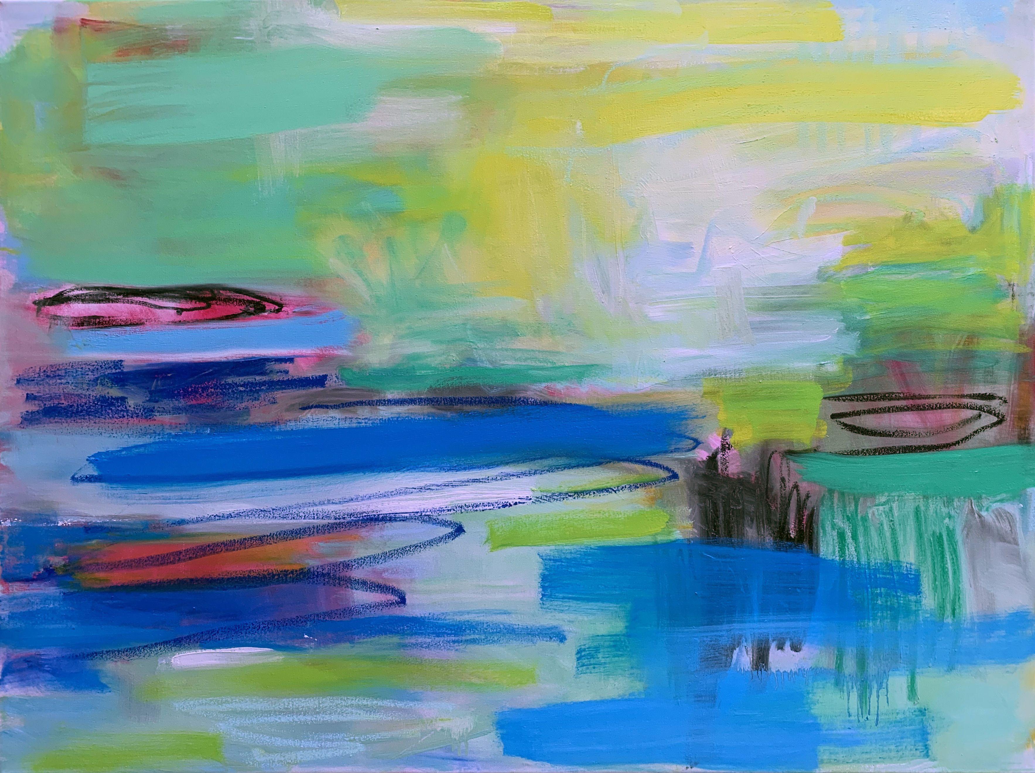 Trixie Pitts Abstract Painting - Everglades, Painting, Oil on Canvas