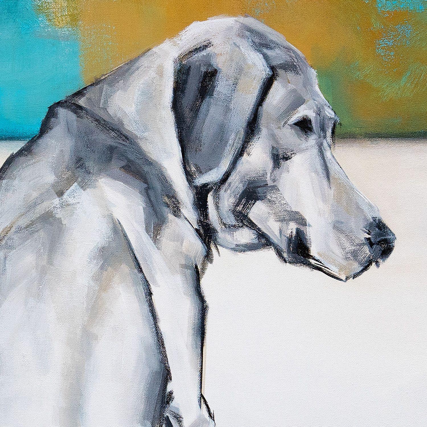 Dog Tales, Painting, Acrylic on Canvas 1